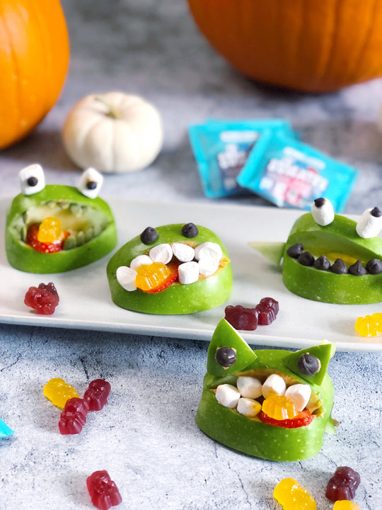 spooky monster apple recipes halloween vegan 