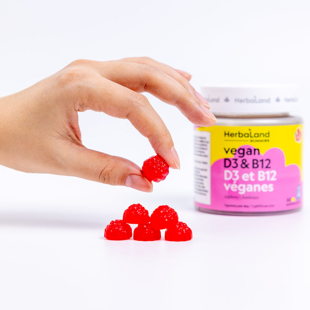 Herbaland Canada | Vegan D3 and B12 Gummy Supplement