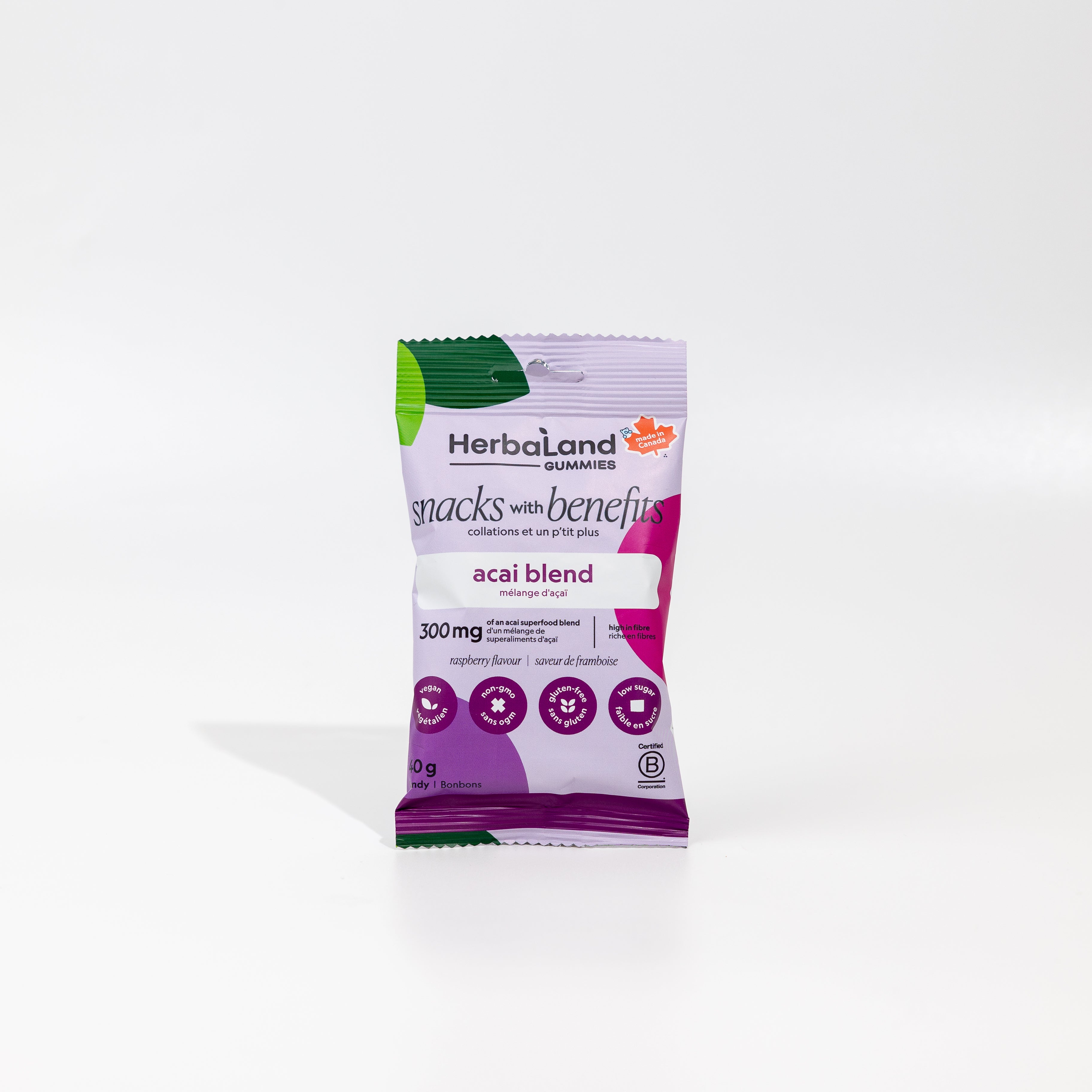 Herbaland Gummies - Acai Blend Snacks With Benefits