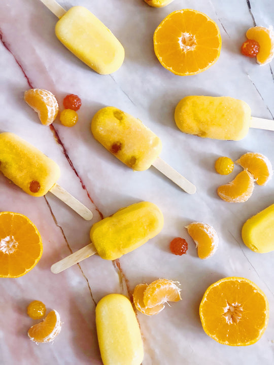 Vitamin C Orange Coconut Creamsicles