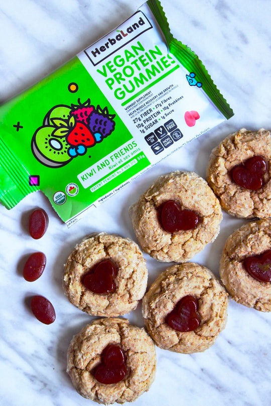 Vegan Thumbprint Cookies with @ItsTheVeganBean