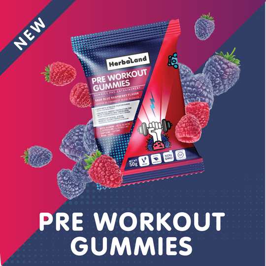 Herbaland NEW Pre-Workout Gummies