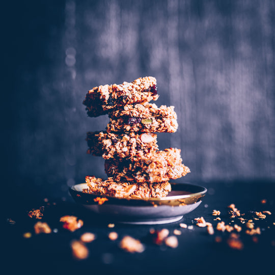 5-ingredient no-bake granola bars, vegan recipes