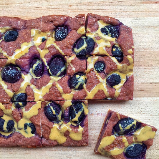 Herbaland Foodie: PB&J Protein Blondies