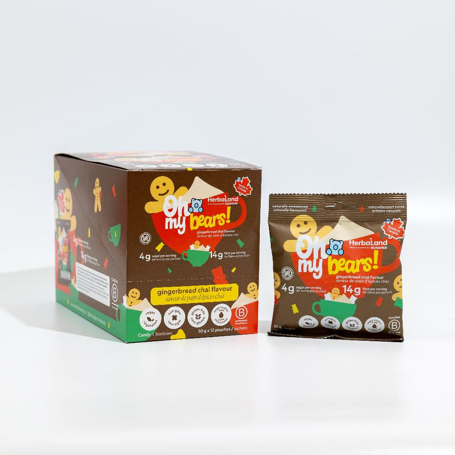 Herbaland Gummies - Oh My! Bears - Gingerbread Chai
