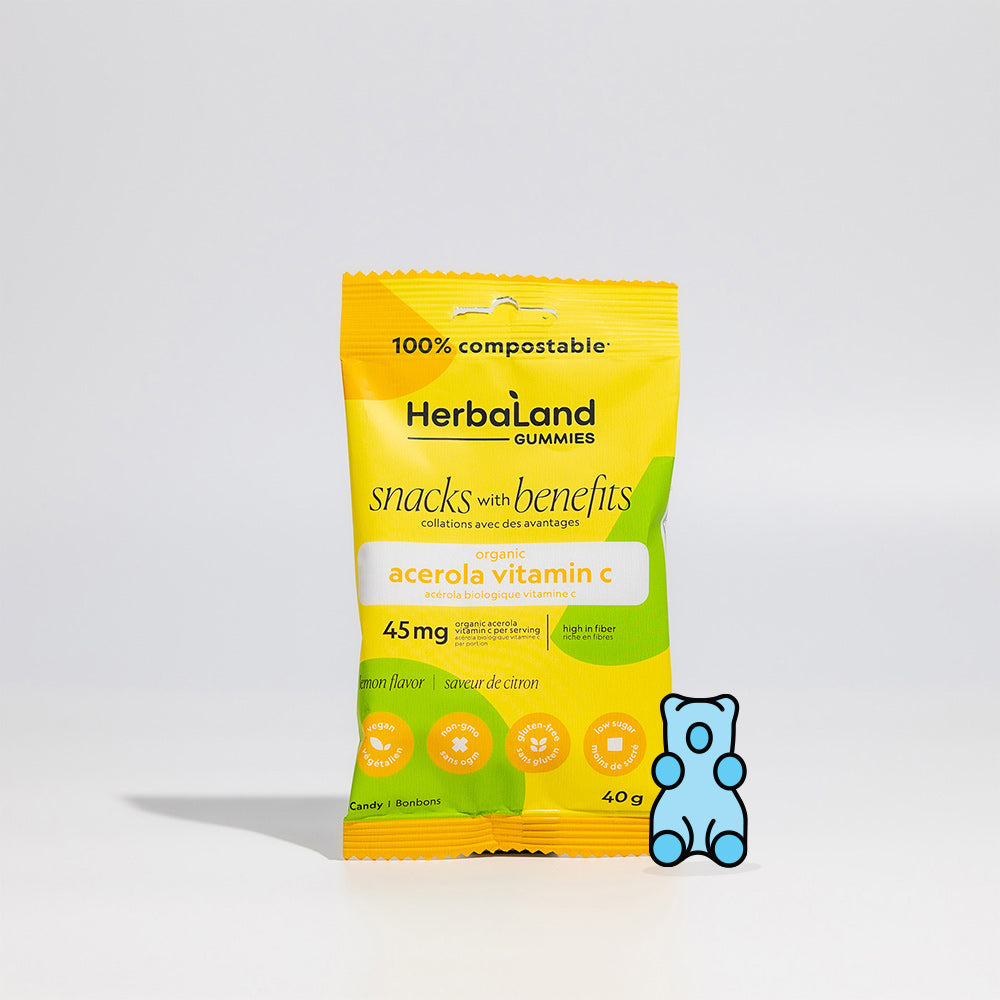 Herbaland Gummies - Acerola Vitamin C Snacks With Benefits