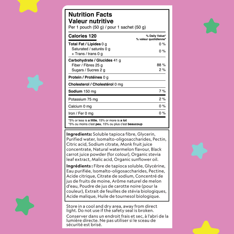 Herbaland Gummies - Herbaland Oh My! gummies are the best candy around, with only 2g of sugar and 25g of fiber per pouch. Made from plant-based ingredients and all-natural flavours, these gummies are the perfect healthy snack!