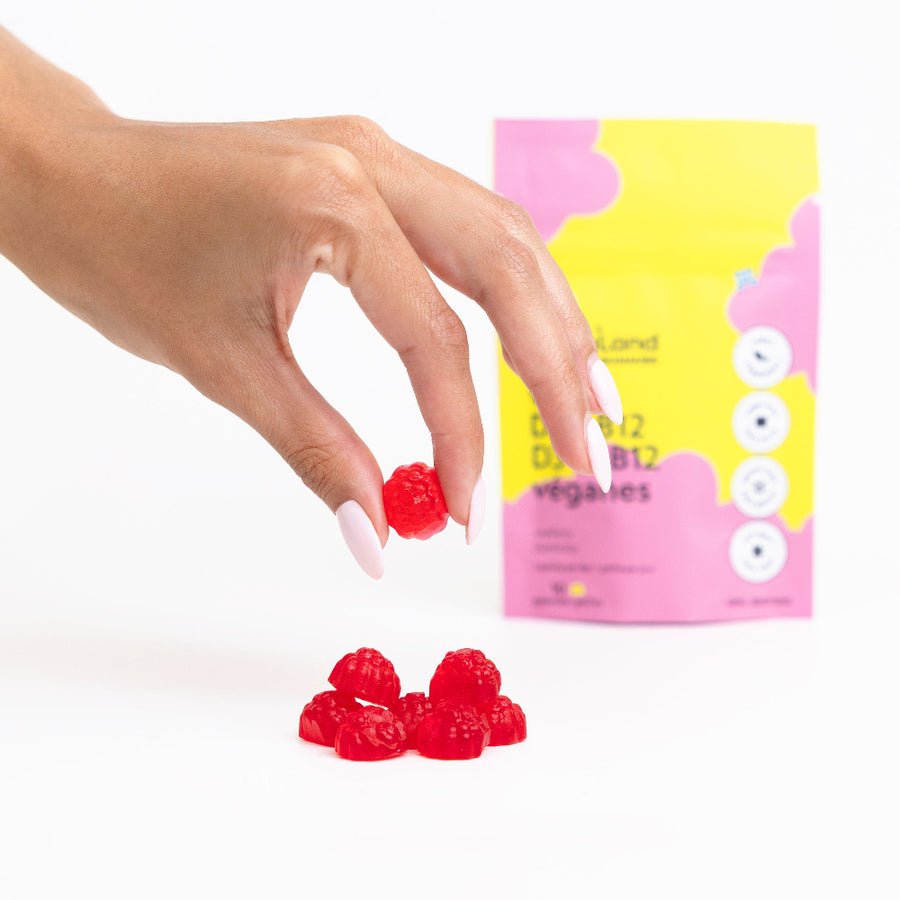 Travel Size Vegan D3 & B12 Gummies from Herbaland 