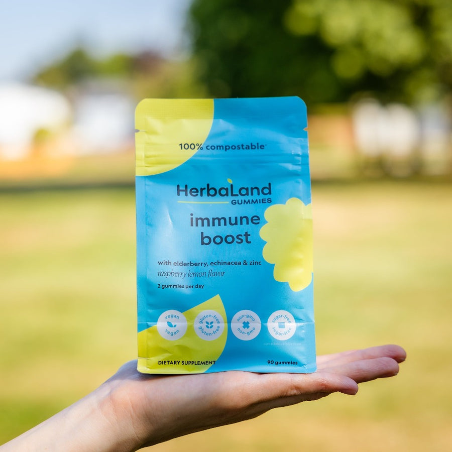 Herbaland keep calm and immune strong bundle is great for adults and kids as it includes immune boost for adults, immune bears for kids, kids calm and chill