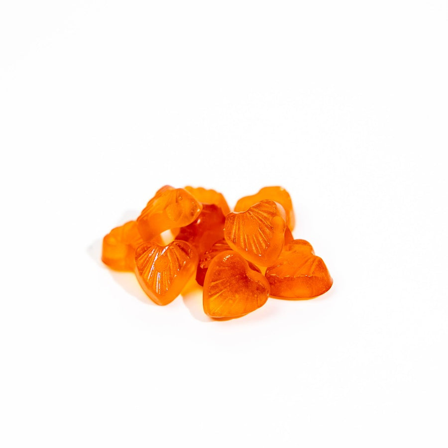 Picture of herbaland prebiotic gummies for adults with passion fruit flavor