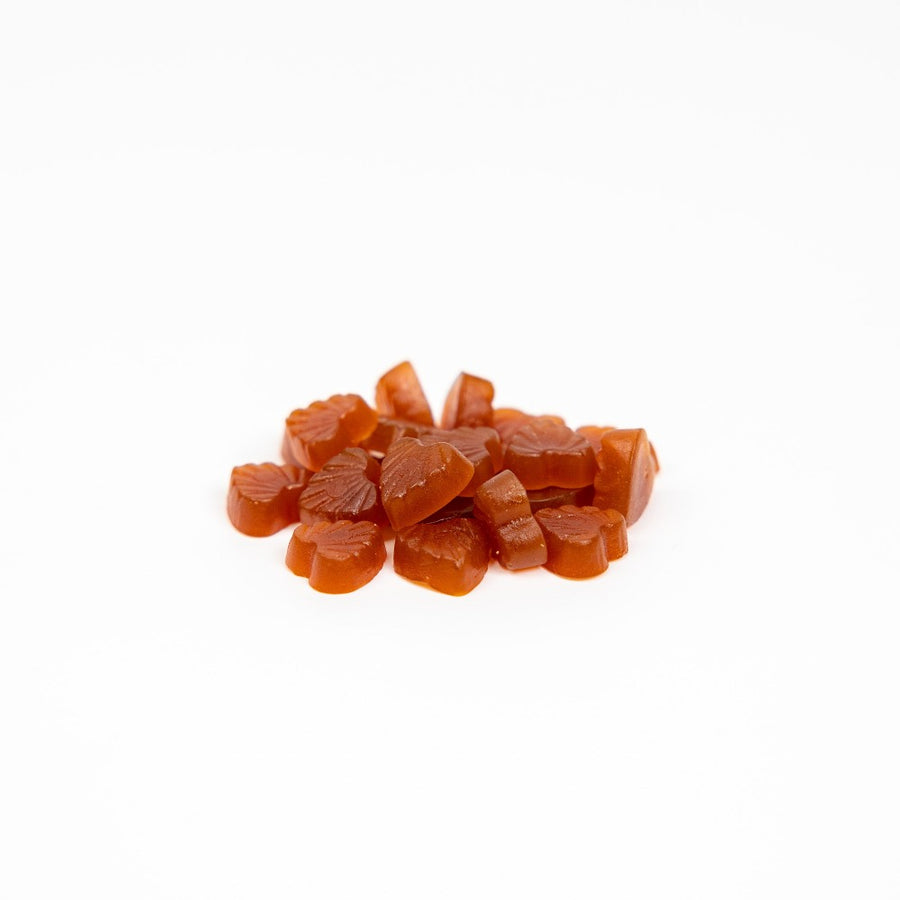 Herbaland gummies picture of ashwagandha vitamins for natural stress relief for adults with orange tea flavor