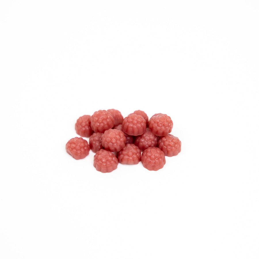 Herbaland gummies picture of balanced flow with strawberry lychee flavor for women