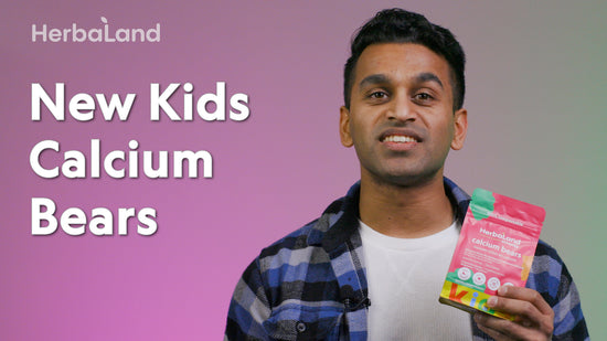 Video to introduce new calcium bears gummies with strawberry banana flavor for kids