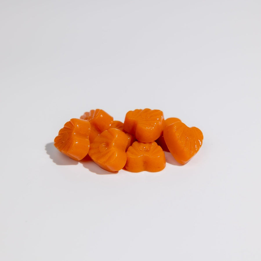 A picture of prenatal vitamin gummies for women with mango peach flavor 