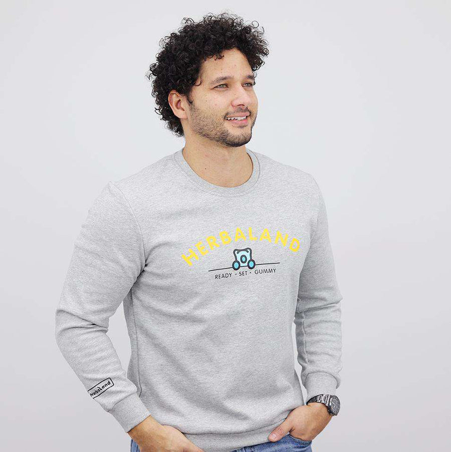 Grey Crewneck (Unisex) - Herbaland 