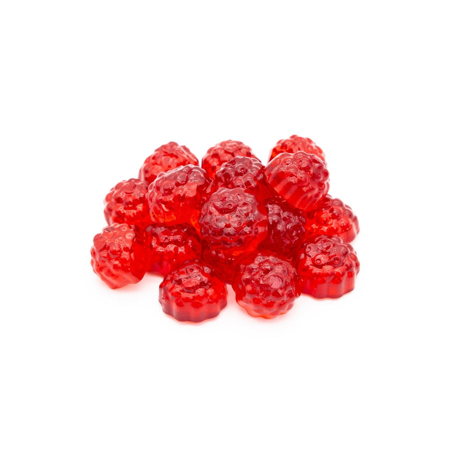 picture of herbaland gummies with raspberry flavor of vegan D3 and B12 for adults